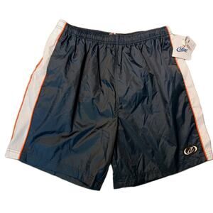 80s BIKE Coach Shorts Sz L Navy Blue New Old Stock Montgomery Wards Vntg Nylon
